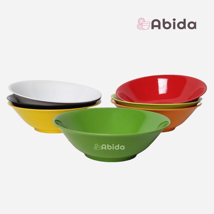 Abida 1 Lusin Mangkok Melamin 7 inch - Mangkok Bakso Mangkok Mie G907