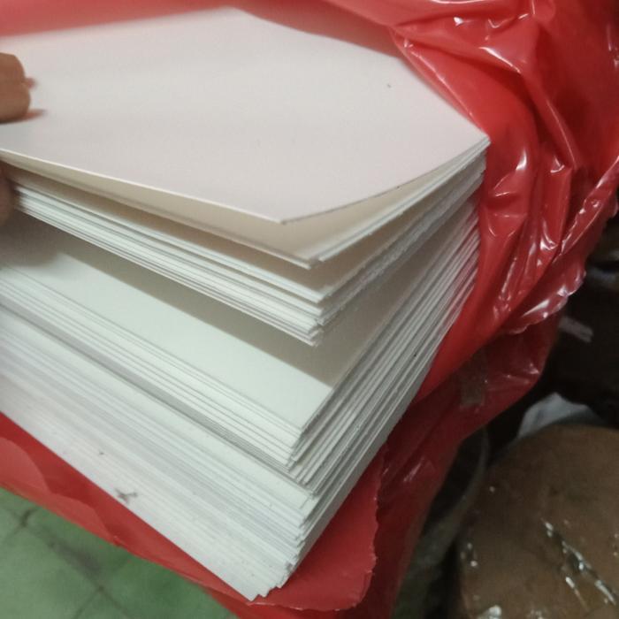 mika PP/ mika pasir putih doff 0,50mm 70cm x 100cm