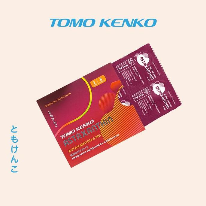 Hololoo- Tomo Kenko Vitamin Astaxanthin 6 Mg | Daya Tahan Tubuh