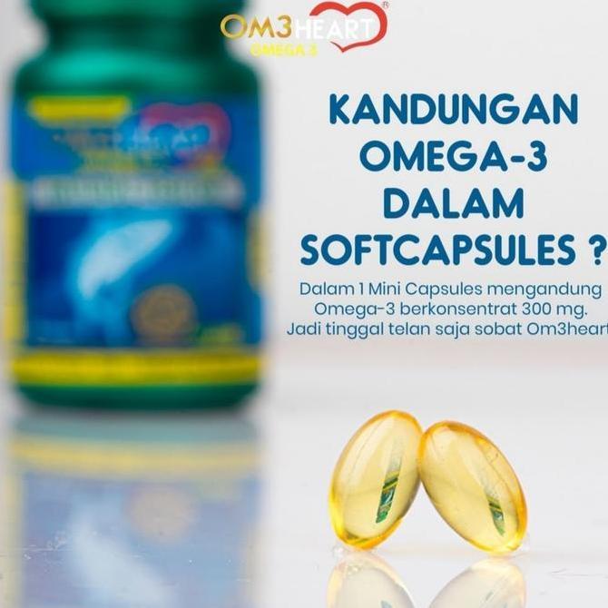 Hololoo- Minyak Ikan Omeheart Om3Heart Omega 3 Fish Oil Halal