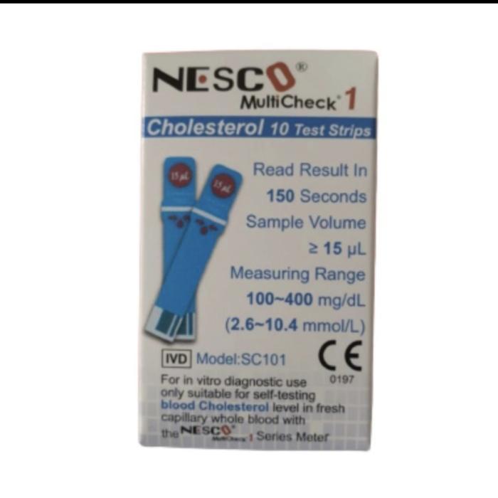 strip nesco gula darah stik nesco kolesterol dan asam urat
