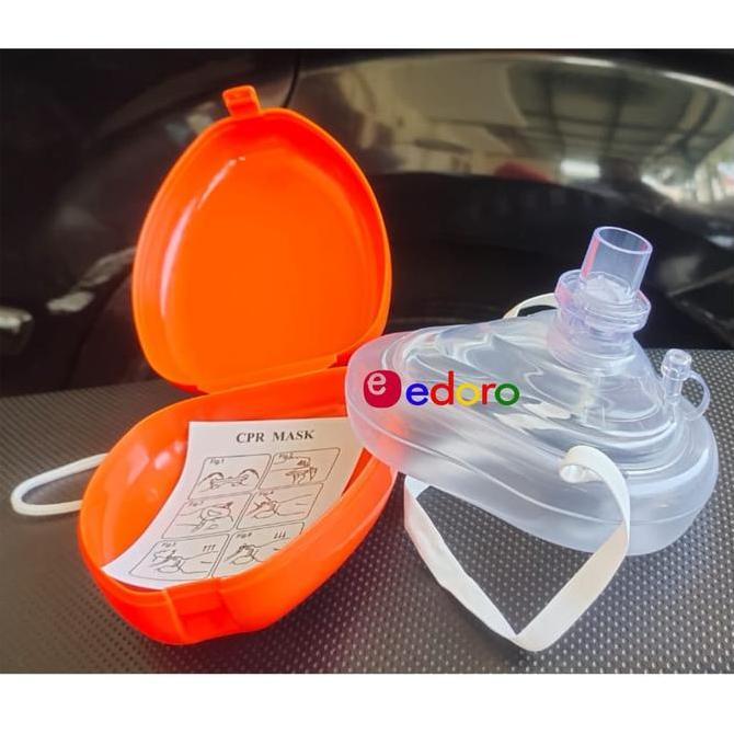Medikit- Masker Cpr, Cpr Mask, Cpr Pocket Mask,Alat Bantu Pernapasan