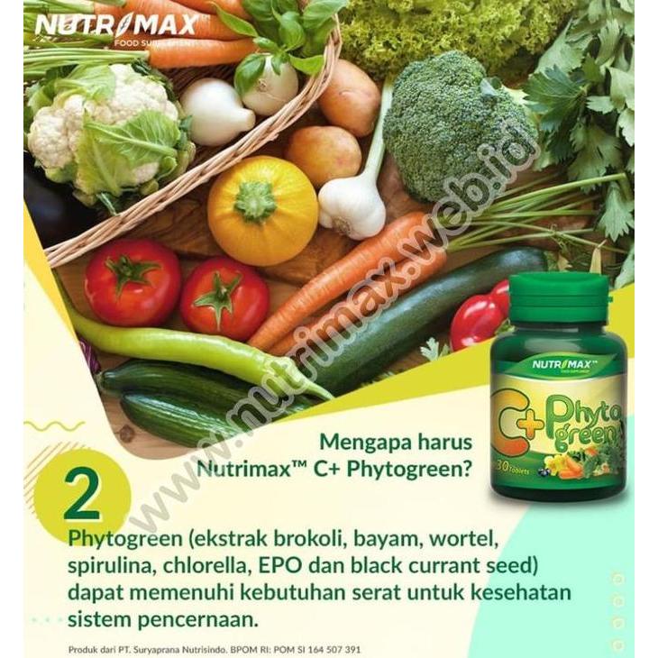 Hololoo- Nutrimax C+ Phytogreen Vitamin Untuk/Buat Kekebalan Tubuh Phyto Green