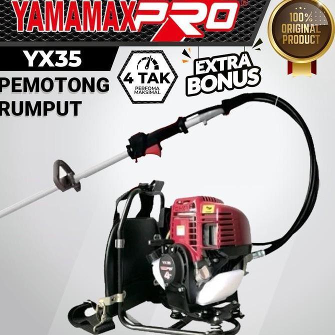 Allthebest- Mesin Potong Rumput YAMAMAX PRO YX35 4 TAK Alat Rumput YX 35