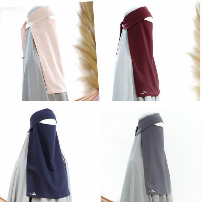 NAILA Flap Niqab Color - Niqab Warna - Khadijah Indonesia #ayranashwa