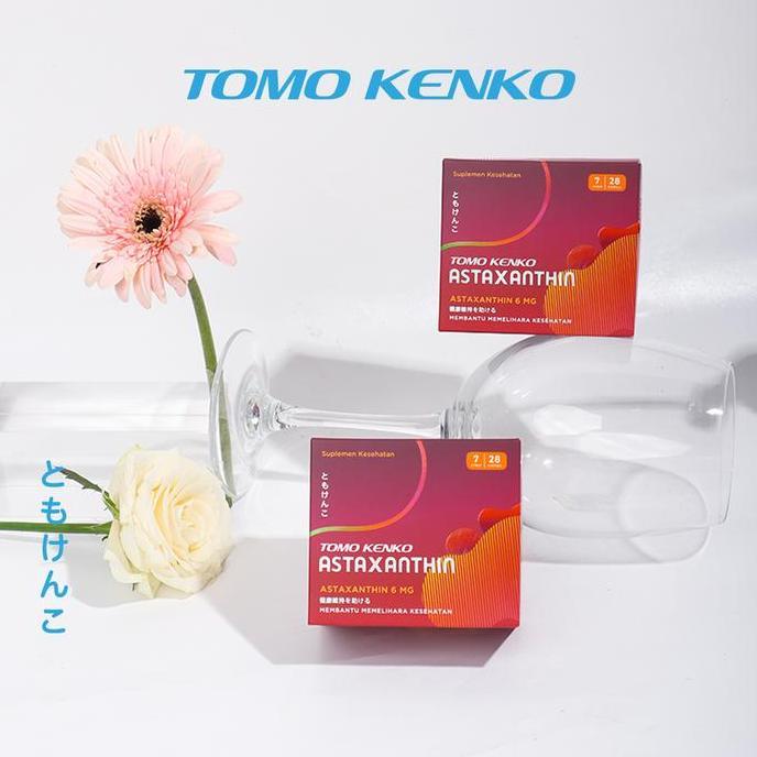 Cod,Bisa- Tomo Kenko Vitamin Astaxanthin 6 Mg | Daya Tahan Tubuh