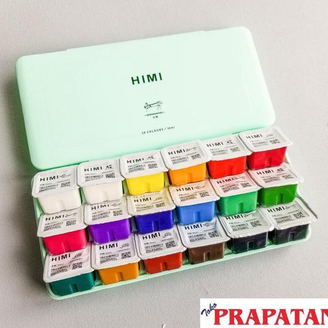 Miya Himi Gouache18 Warna 30 Ml