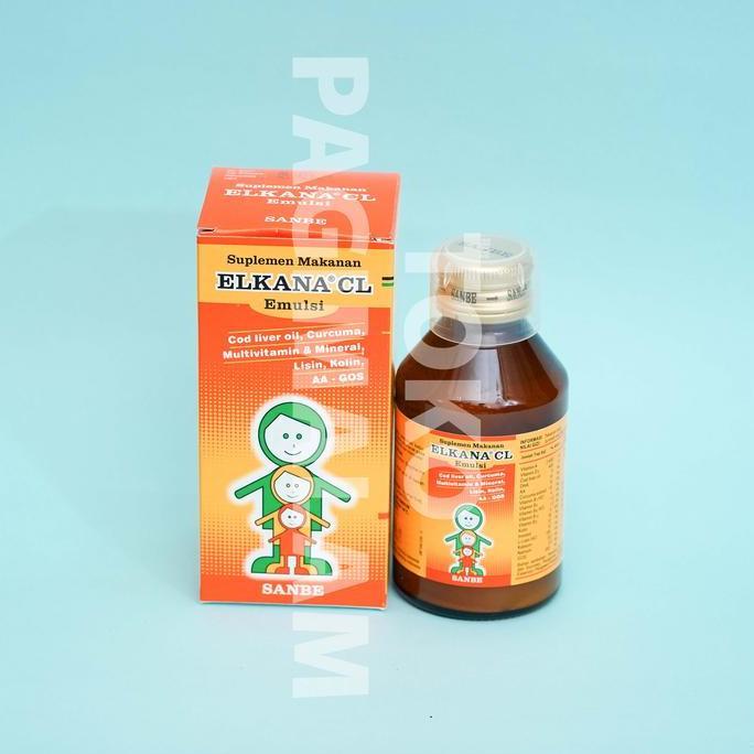 Cod,Bisa- Elkana Cl Emulsi 120 Ml / Elkana-Cl / Elcana Cl Vitamin