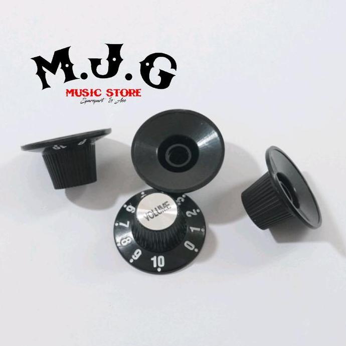 Knob Tutup Potensio Gitar Or Bass Model Hat Or Topi Seperti Fender