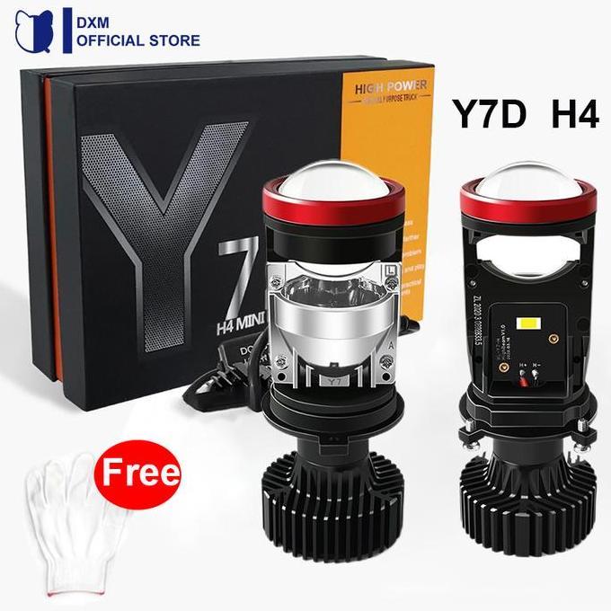 Mini Projie Y7D Lampu Led Mobil Dan Motor H4 /Biled/ Mini PJECTOR PROJIE Y7D SUPER BRIGHT 50 Watt