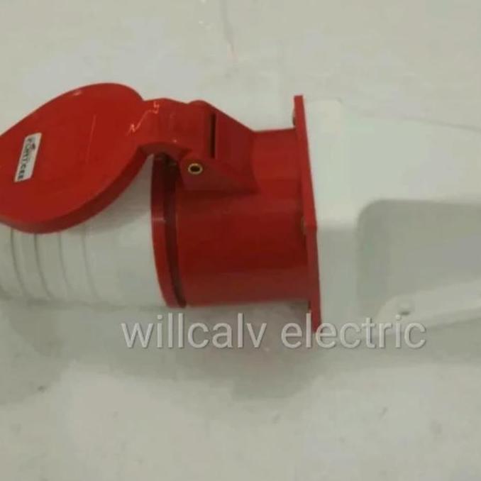 Fastrik- Stop Kontak 3 Pass 5 Pin 32A 32 Ampere - Stop Kontak 3 Phase 5 Pin 32A