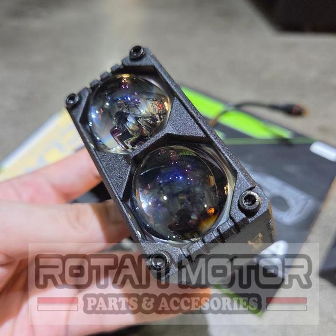 Look- Mini Projie Clan Sigma Cm2 Super Led Blue Lens / Sigma Cm2 Blue Lens 2 X 50W / Mini Projie 2 M