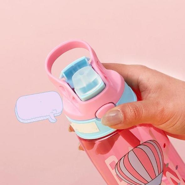 Yxwrg- Kp102 - Botol Minum Anak Murah Tali Sedotan Tempat Minum Anak Lucu