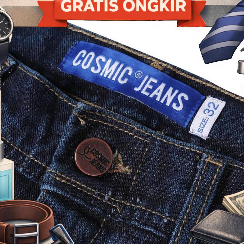 Cosmic Pants Baggy Jeans Enfants Blue Black