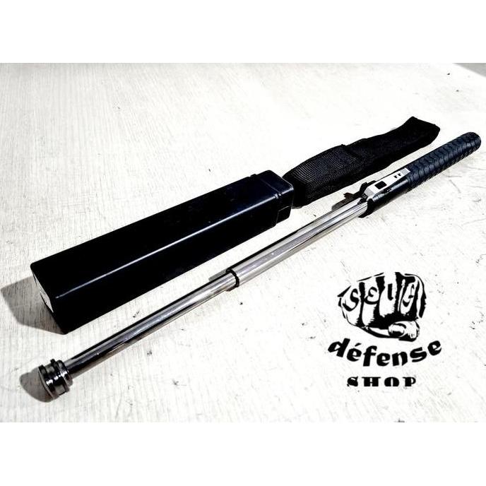 Baton Stick Automatic Solid Titanium Steel "Self Defense Shop"