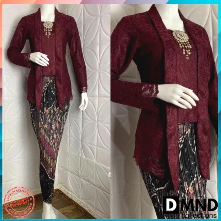 ORIGINAL SET KUTU BARU BROKAT - KEBAYA KUTU BARU MODERN - KEBAYA WISUDA - KEBAYA MODERN - BROKAT