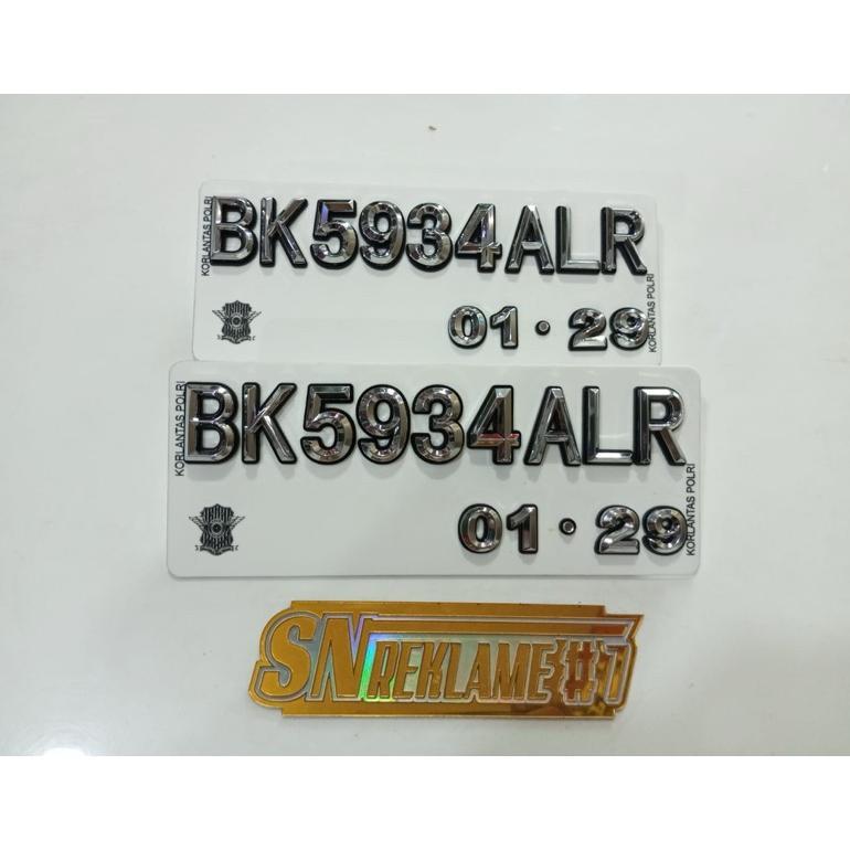 COD plat nomor timbul sultan, plat nomor mewah timbul, plat nomor pyramid, plat nomor timbul cembung