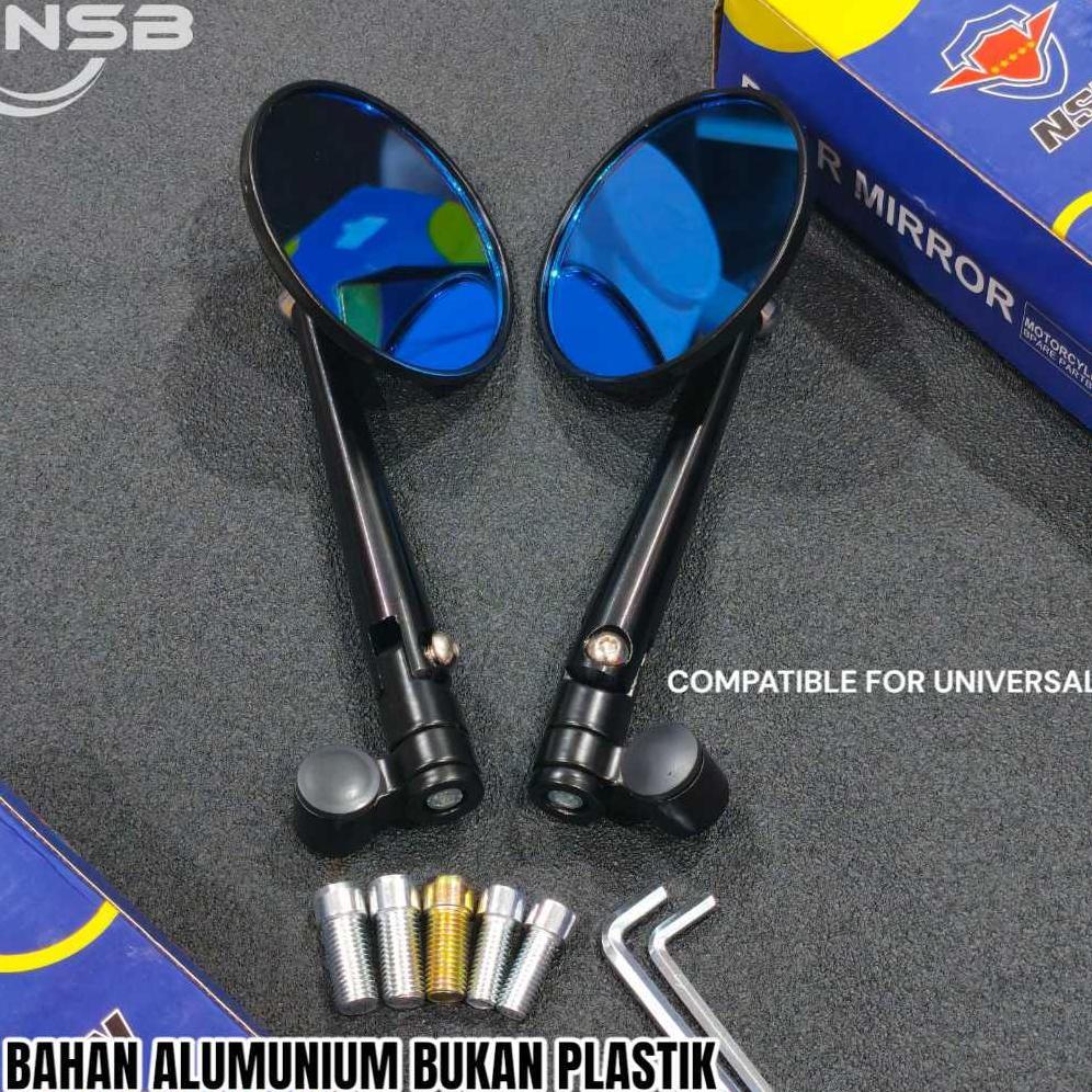 SPION BULAT JOKOWI SPION BULAT CLASSIC BAHAN CNC ALUMUNIUM KACA BIRU SPION MATIC SPION VESPA BULAT K