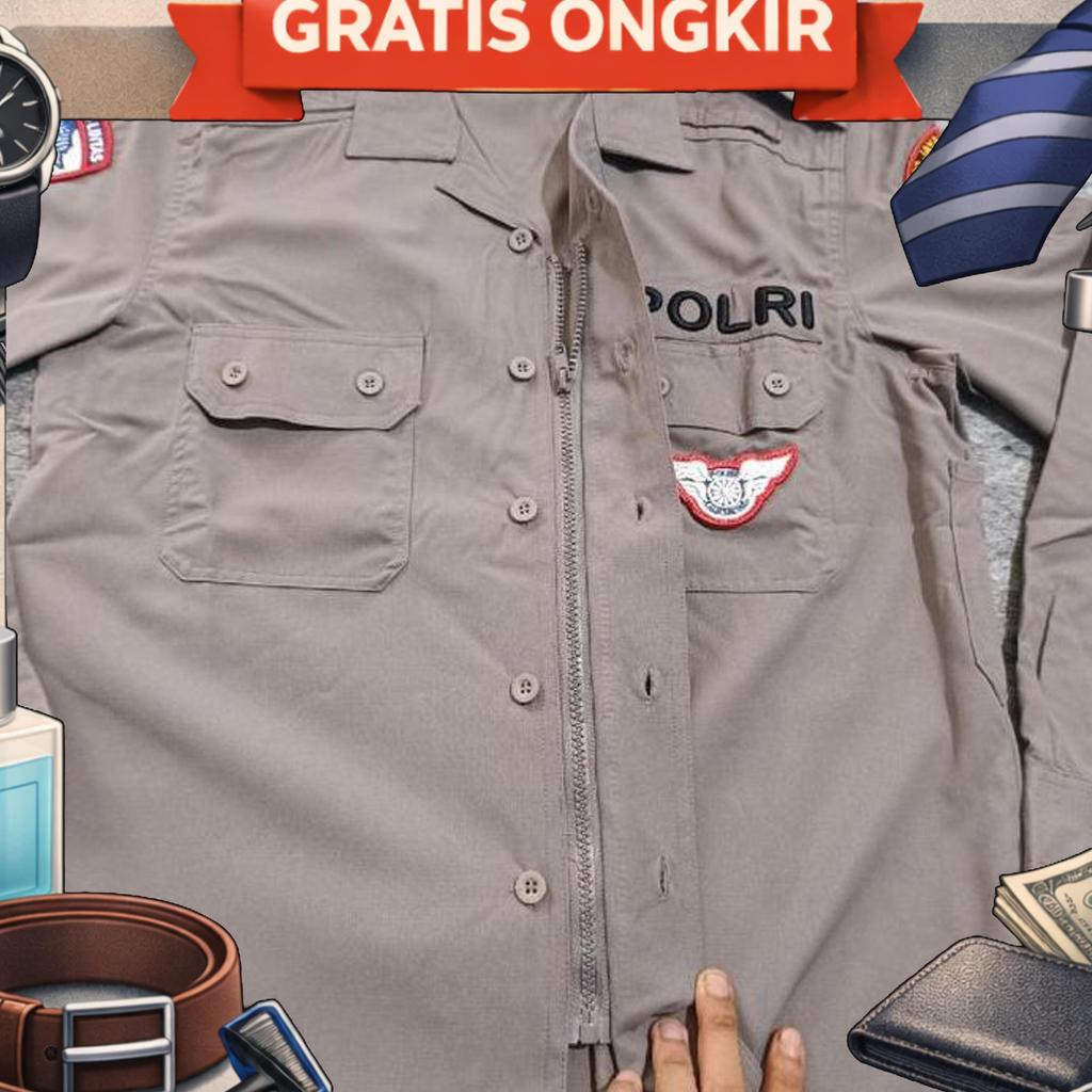 Baju Pdl Lantas Jatah Polri Terbaru 2025 / Baju Pdlsus Lantas / Baju Pdl Lantas