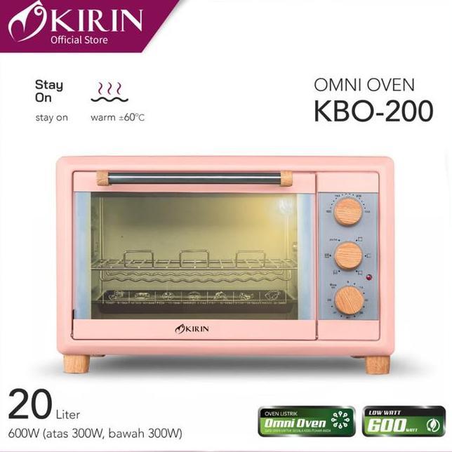 Oven Kirin 20 Liter Low Watt Kbo 200 Wk Kbo 200 Pk