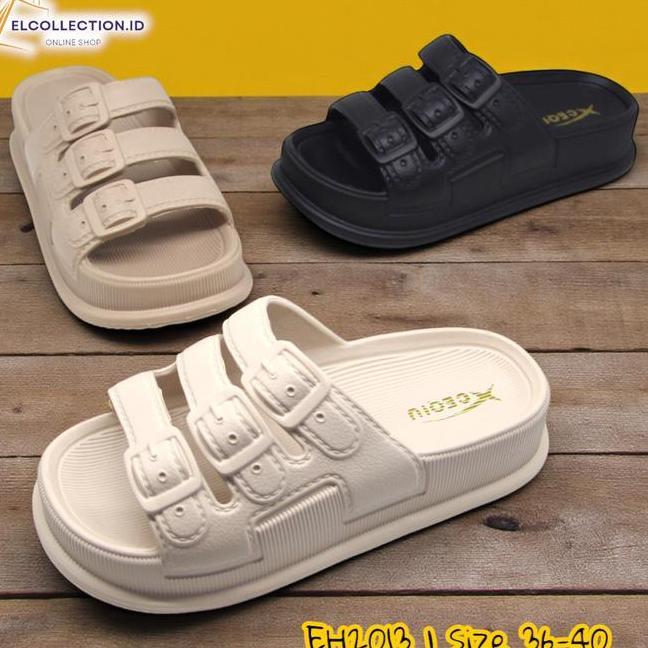 Eh2013 Sandal Selop Wanita Branded Sandal Santai Wanita Kekinian Korean Style Sendal Selop Wanita 20