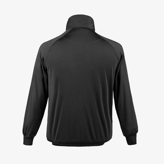 BESTPROMO Athletica - Levin Tracktop Black Grey | Jaket Pria Wanita Olahraga Tracktop Unisex