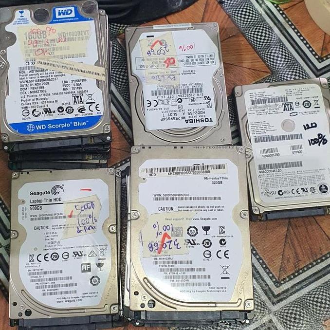 harddisk 500gb laptop bekas