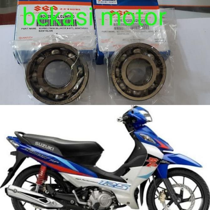6204 2pcs laher bearing balancer suzuki shogun 125 SP FL RR orinal sepasang