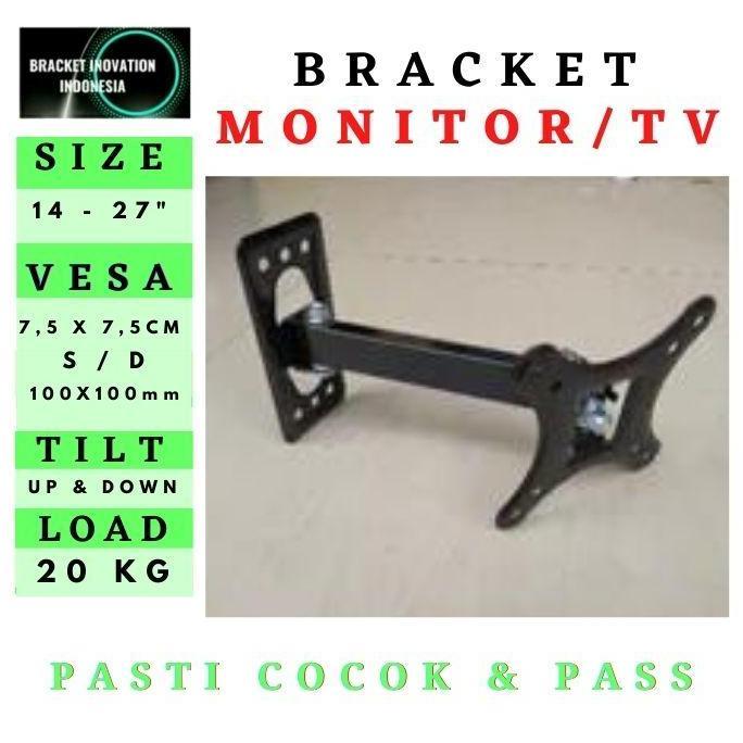 Bracket Monitor/Tv Braket Tv/Monitor Breket Tv/Monitor 14-27 Inch
