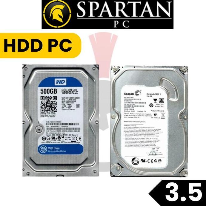 Hardisk PC Internal 1TB / 2TB / 250GB / 3TB / 160GB HDD SATA 3.5