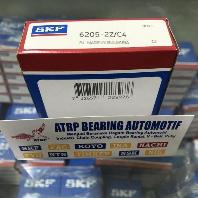 BALL BEARING 6205 2Z/C4 6205 ZZ C4 SKF