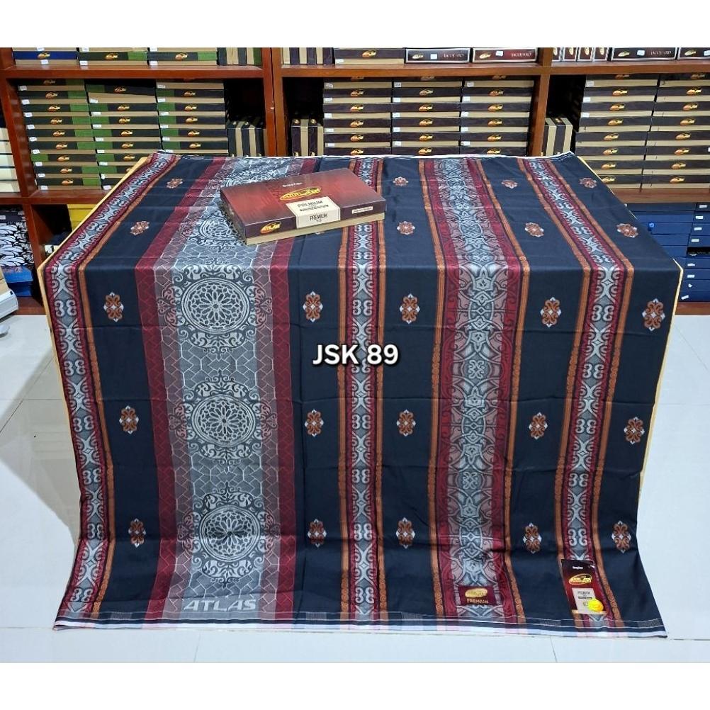 PROMO TERBARU SARUNG ATLAS PREMIUM 790 JACQUARD GOLD & ATLAS PREMIUM JAGUAR SIILVER TERBARU SONGKET 