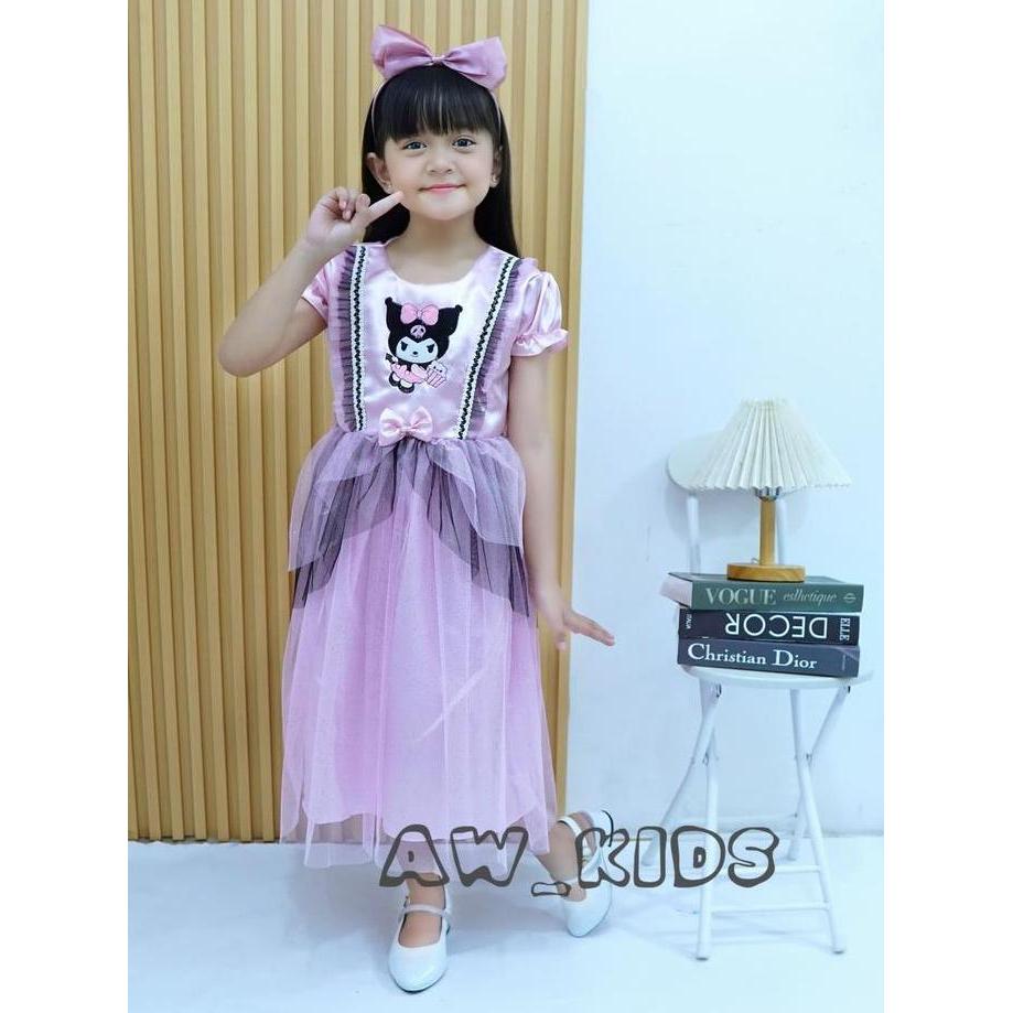 Promo Dress anak, Gaun Pesta anak perempuan Usia 3 Sampai 9 Tahun Fashion Kids Baju Diskon