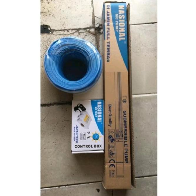 Pompa Submersible 200Watt Pompa Satelit Celup Sumur Bor Casing 3Inchi