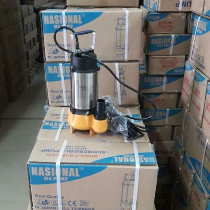 Pompa Celup Air Kotor Nasional 250Watt Submersible Sewage Pump