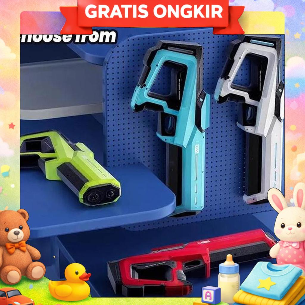 Mainan Pistol Air Listrik Berdenyut Mainan Pistol Air Self-Priming Anak-Anak Jarak Jauh Mainan Pisto
