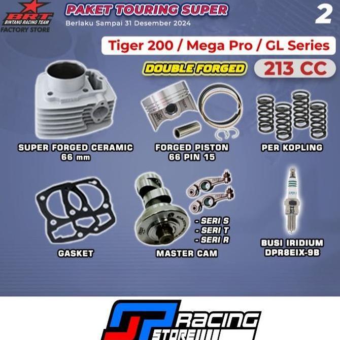 Sale Brt Paket Touring 2 Tiger 200 Block Ceramic-Piston-Per Kopling-Nokenas