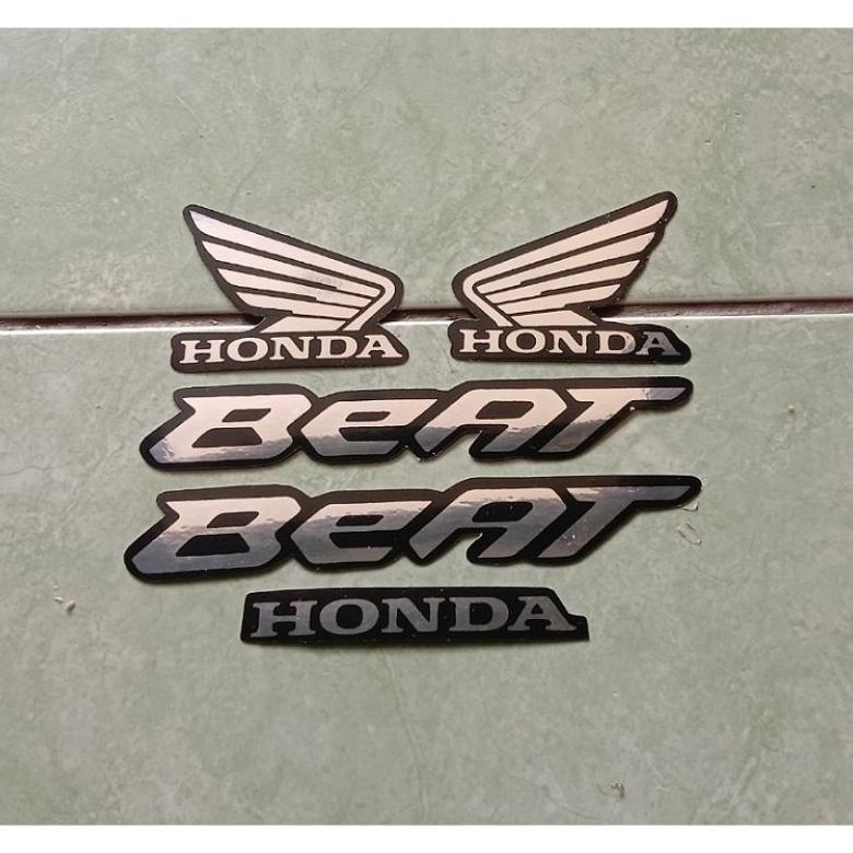 Discount Stiker Beat Dan Sayap / Stiker Logo Beat / Stiker Logo Sayap Honda / Stiker Emblem No Timbu
