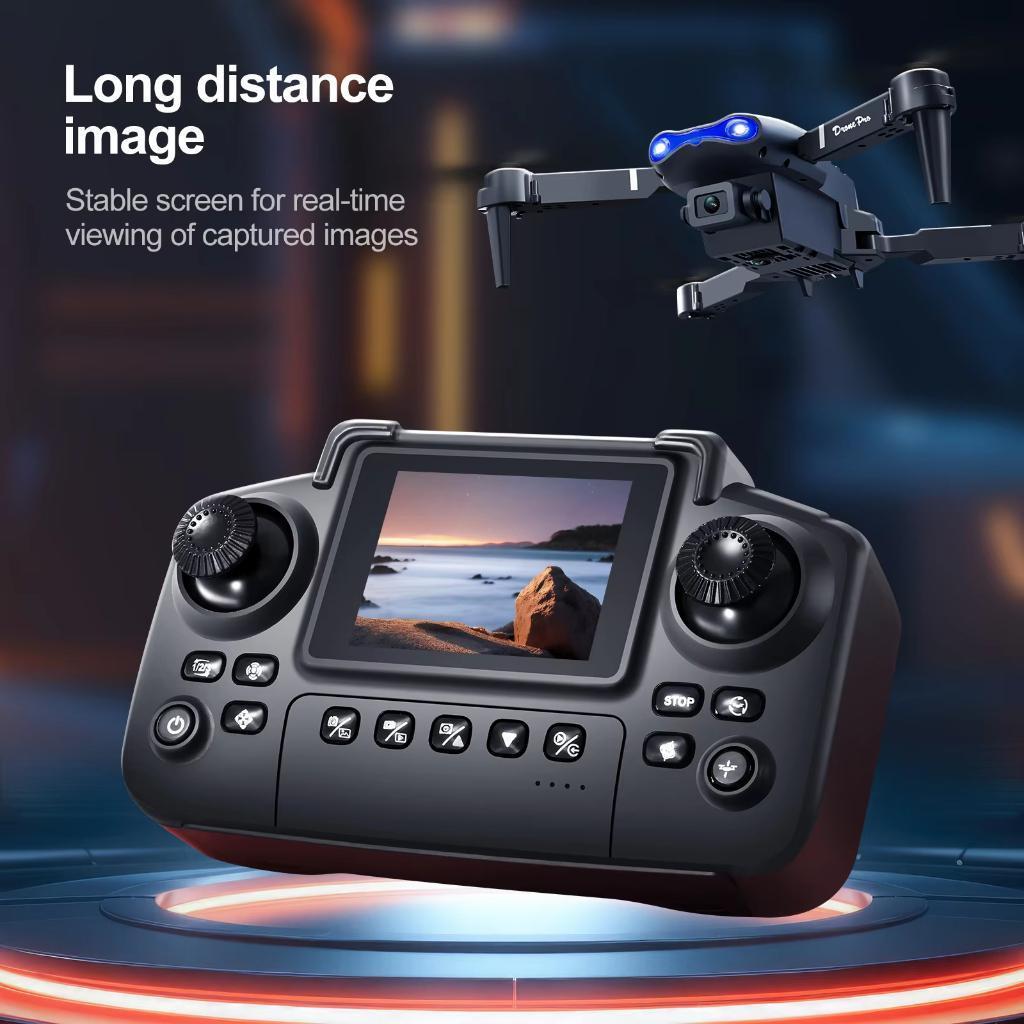 Dron Mini  Baru Dengan Kamera Sudut Lebar Dan Kontrol Layar Wifi Fpv Rc Quadcopter Lipat/Gaya Baru K