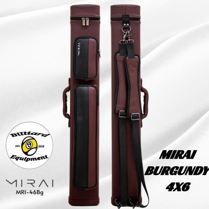 Mirai 4x6 - Burgundy | Tas Billiard | Cue Case Billiard