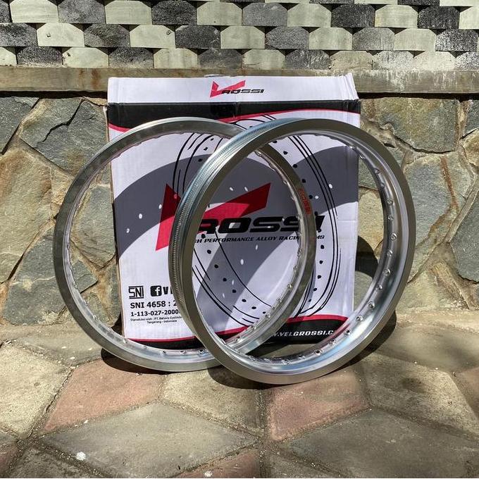 Velg Rossi Wm Silver 140 Pelek Klowongan Perak 160 Ukuran 185 Dan 215 Ring 17 Accessories Motor Moto