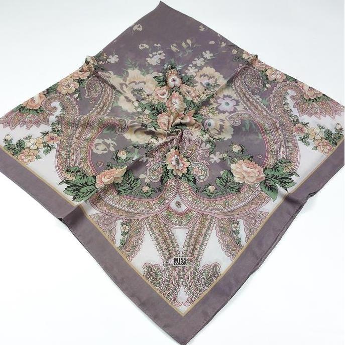 Thebest- LAYRA Series Miss Color Voile Scarf Ultrafine Polyspun - Hijab Size