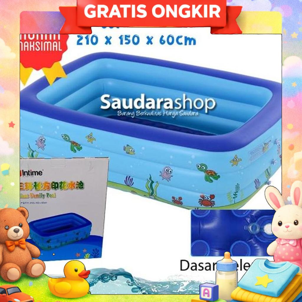 Intime Yt-667 Kolam Renang Anak [210X150X60Cm] / Kolam Renang Intime