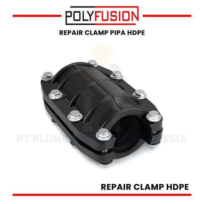Polyfusion Repair Clamp HDPE 2 Inch 63 mm - HDPE Pipe Repair