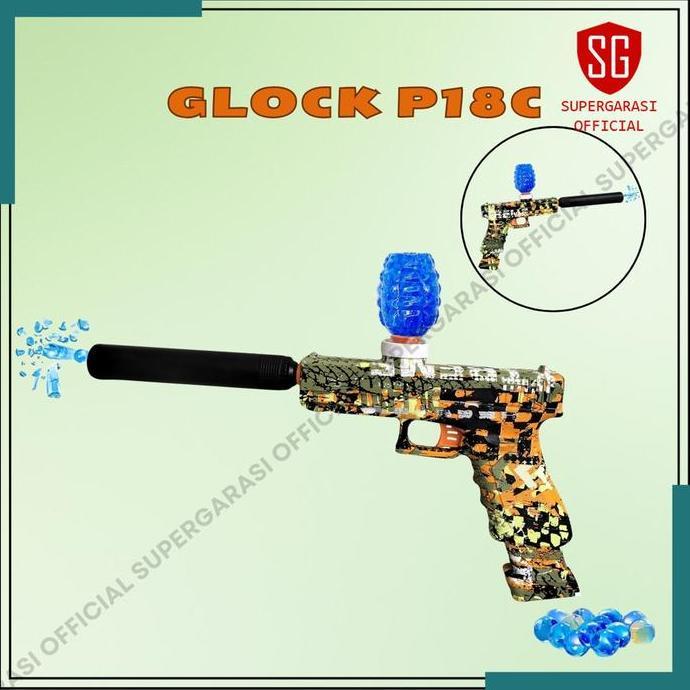 Tembakan anak Glock p18c Mainan outdoor anak laki-laki [terbaik]