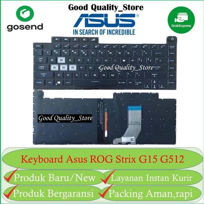Keyboard Asus Rog Strix G15 G512 G512L G512Li G512 Series Backlight New