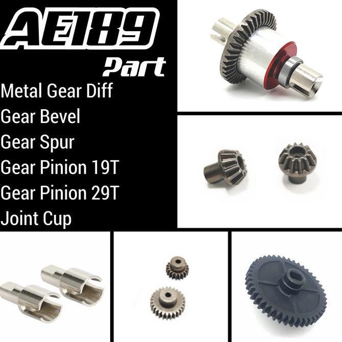 Part Ae189 Gear Differential Gear Bevel Joint Cup Gear Pinion Gear Diff Gear Spur Gear Pinion Ready