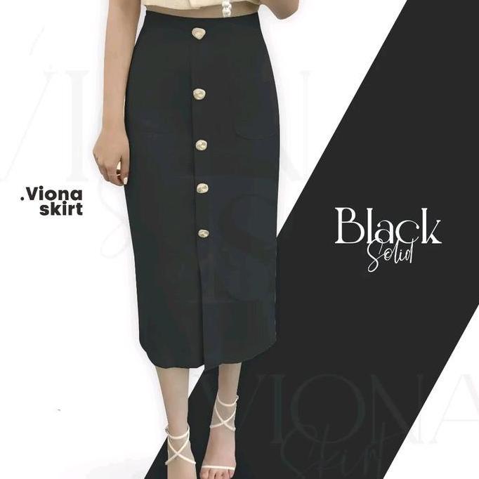 Premium Viona Skirt Rok Span Rok Korean Style Rok Kerja Rok Buat Kuliah Rok Ootd New