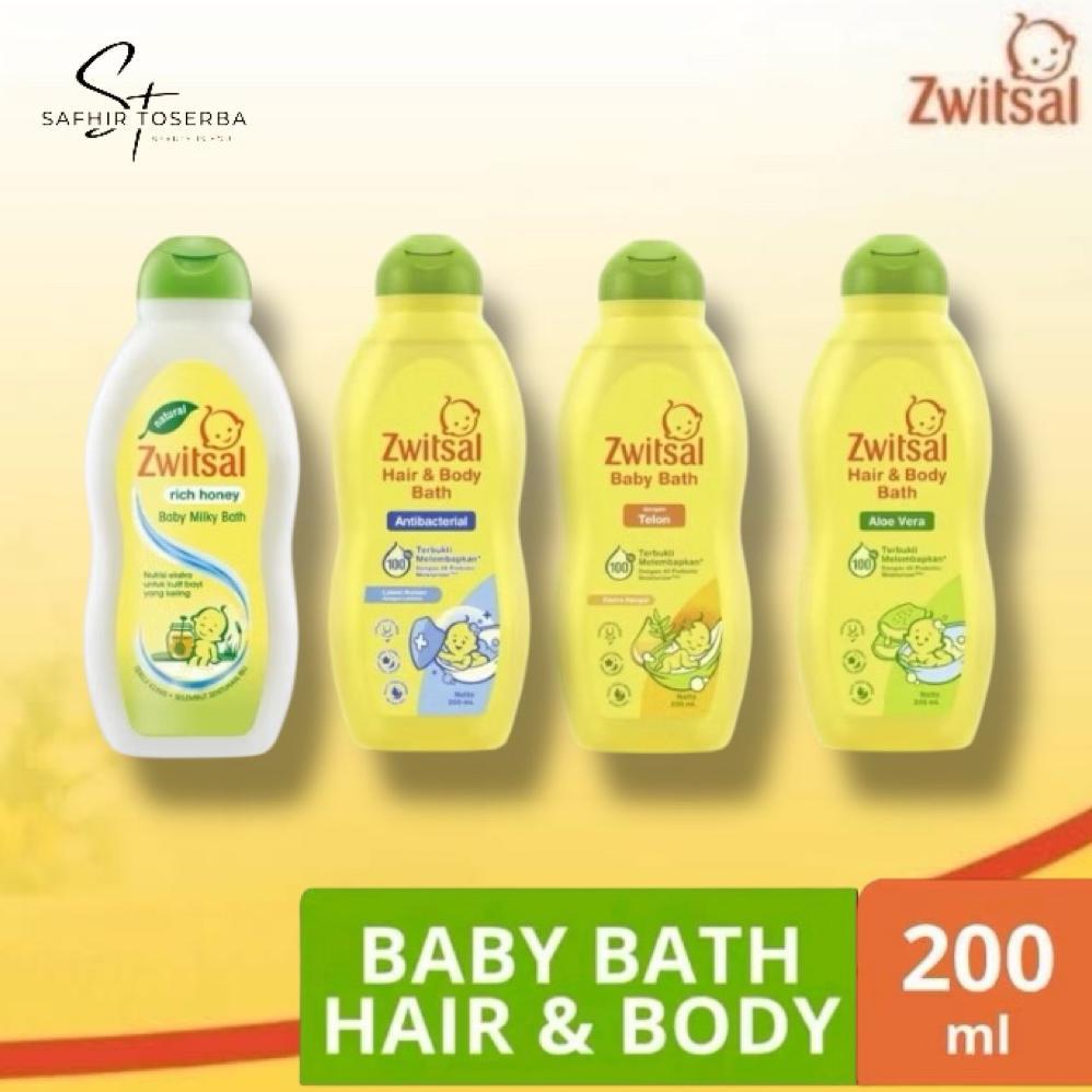 Discount Terlengkap Zwitsal Baby Bath 200Ml Botol - Sabun Bayi 2In1
