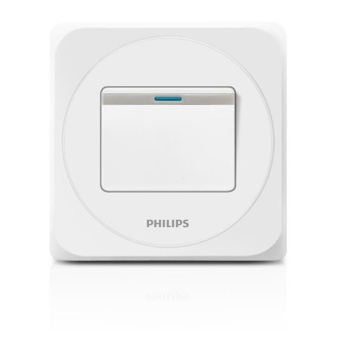 Bestone- Saklar Hotel Saklar 2 Way Saklar Tunggal Engkel Hotel PHILIPS SIMPLY